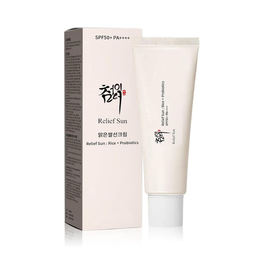Rice & Probiotic Korean Sunscreen SPF 50+ PA++++ All Skin Types – Front Bottle Shot | Lumeal California