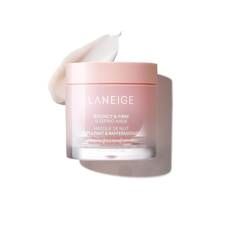 Peony Collagen Overnight Sleeping Mask for Firm Bouncy Skin – Front Bottle Shot | Lumeal California