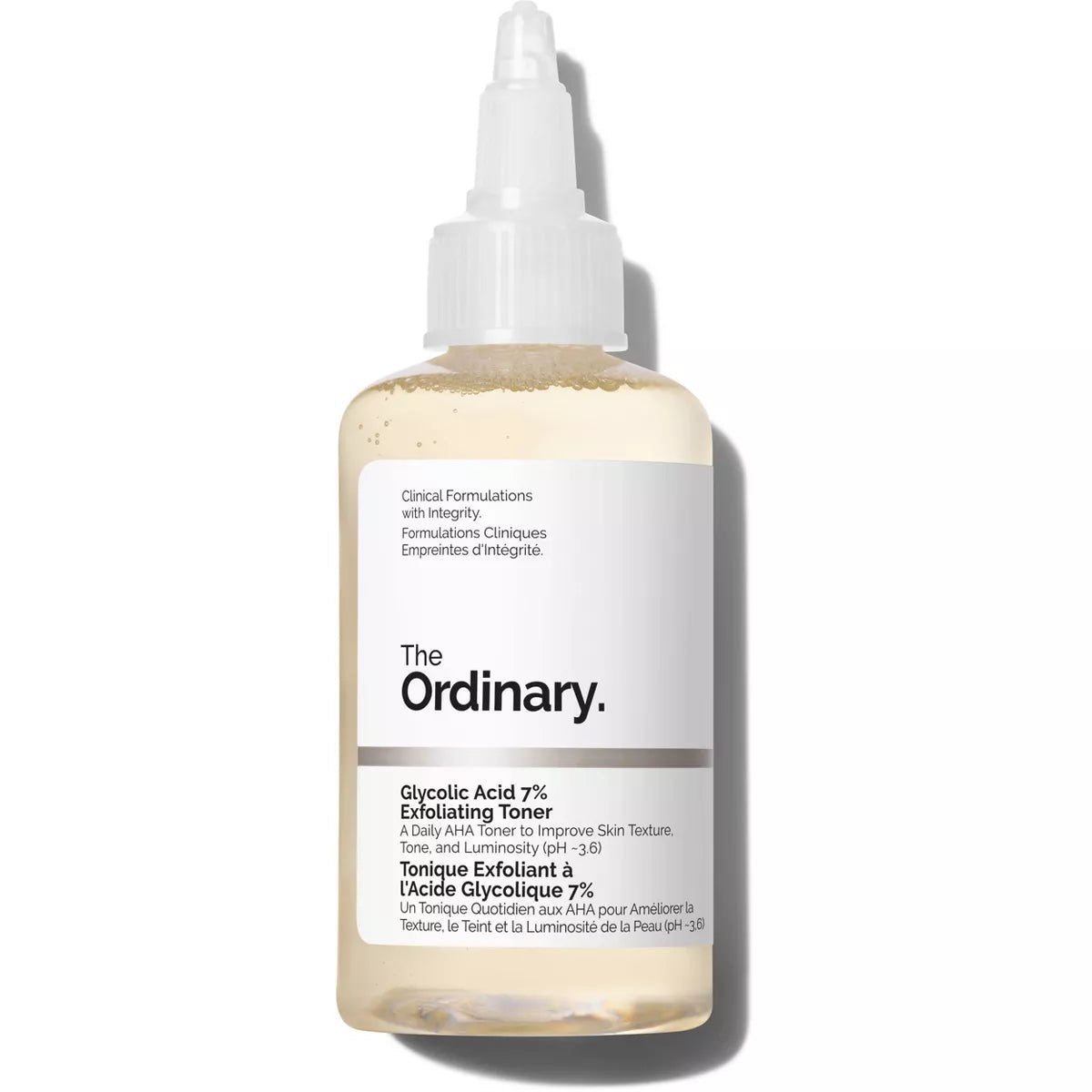 Glycolic Acid 7% Exfoliating Toner for Bright Radiant Skin – Front Bottle Shot | Lumeal California
