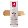 Tinted SPF 46 Face Sunscreen with Zinc Oxide for Acne-Prone Skin – Front Bottle Shot | Lumeal California