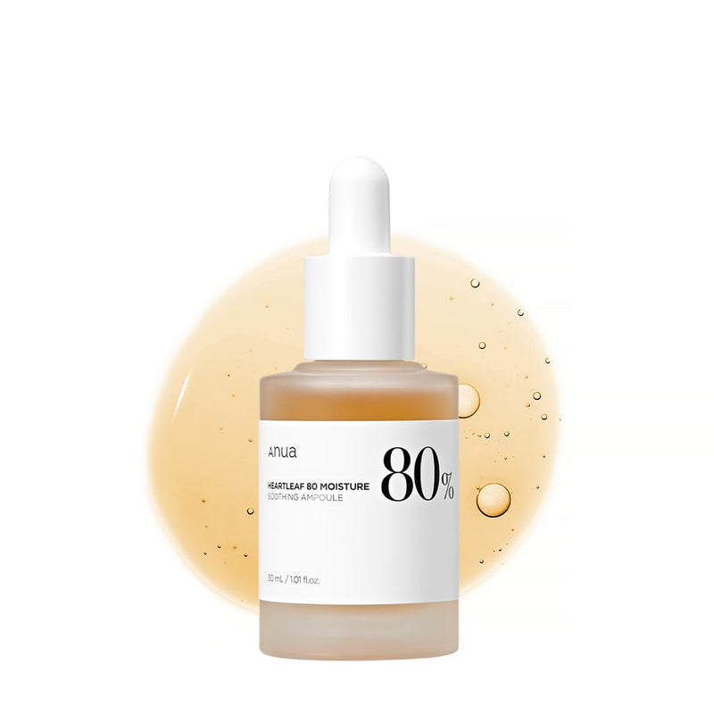 Heartleaf 80% Soothing Face Serum for Glass Skin – Front Bottle Shot | Lumeal California
