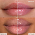 Sheer Tinted Lip Balm with Shea Texture Swatch – Formula Close-Up | Lumeal California