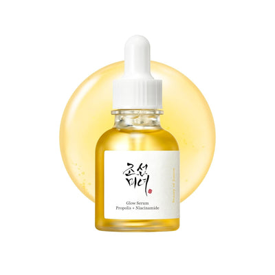 Propolis & Niacinamide Glow Serum for Uneven Skin Tone – Front Bottle Shot | Lumeal California