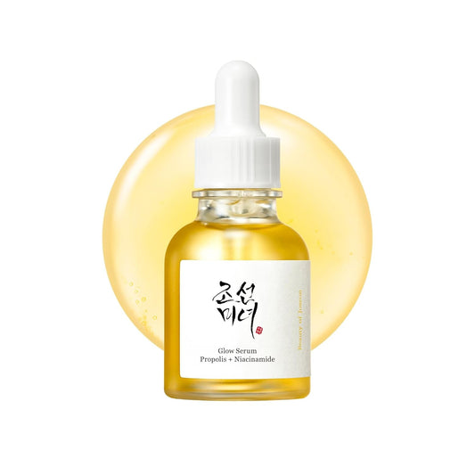 Propolis & Niacinamide Glow Serum for Uneven Skin Tone – Front Bottle Shot | Lumeal California