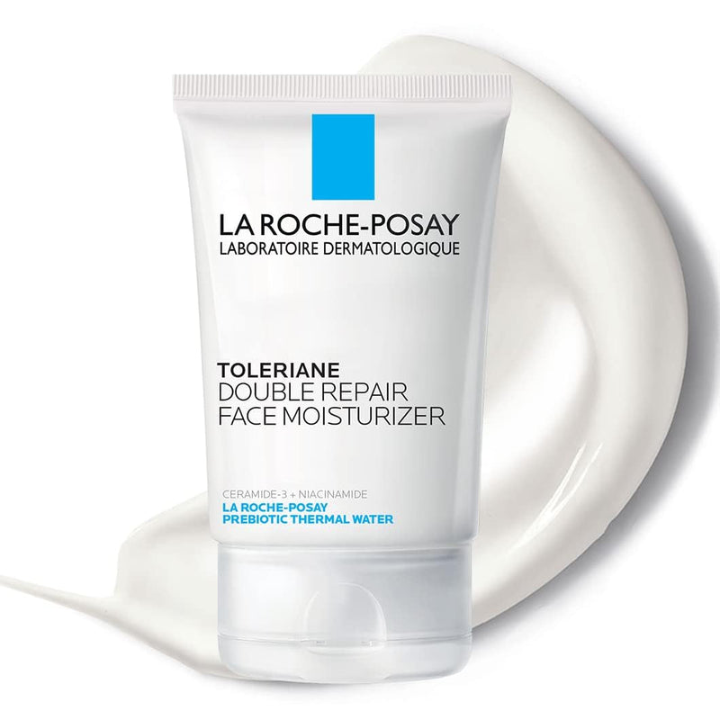 Double Repair Face Moisturizer with Ceramide & Niacinamide – Front Bottle Shot | Lumeal California