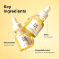 Propolis & Niacinamide Glow Serum for Packaging & Full Ingredient Label | Lumeal CA