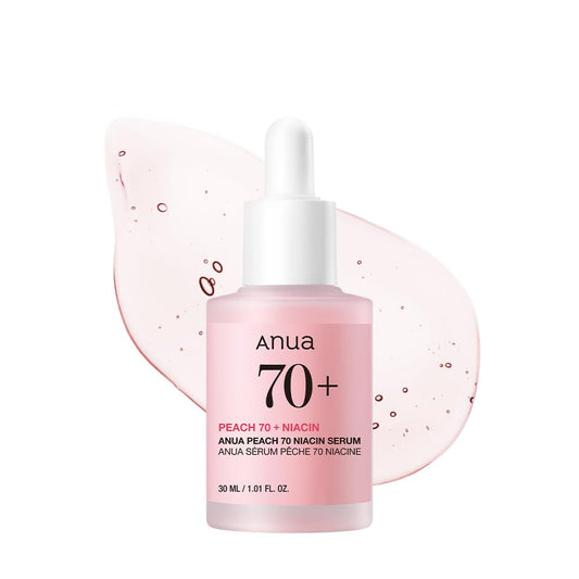 Peach Niacinamide Glow Serum with Vitamin B12 – Front Bottle Shot | Lumeal California
