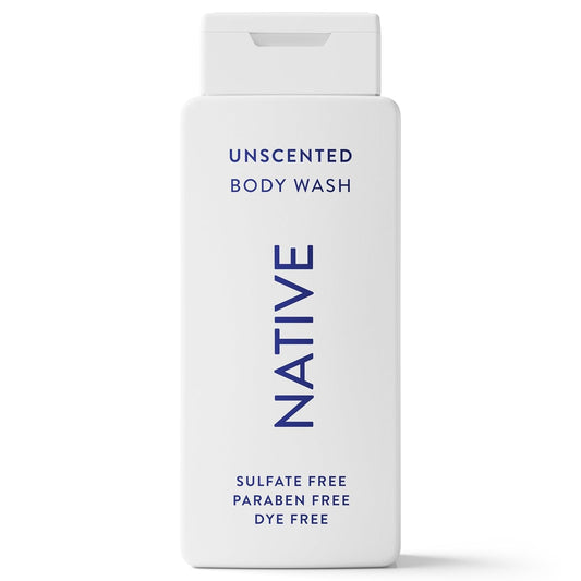 Natural Unscented Body Wash | Sulfate & Paraben Free 18 Oz – Front Bottle Shot | Lumeal California