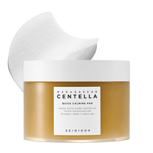 Centella Asiatica Soothing Toner Pads for Exfoliation – 70 Count – Front Bottle Shot | Lumeal California