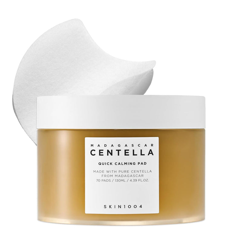 Centella Asiatica Soothing Toner Pads for Exfoliation – 70 Count – Front Bottle Shot | Lumeal California
