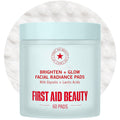 AHA + BHA Exfoliating Face Pads for Brighter Skin – Front Bottle Shot | Lumeal California