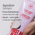 AHA 10% Body Scrub for Keratosis Size & Scale Reference Shot