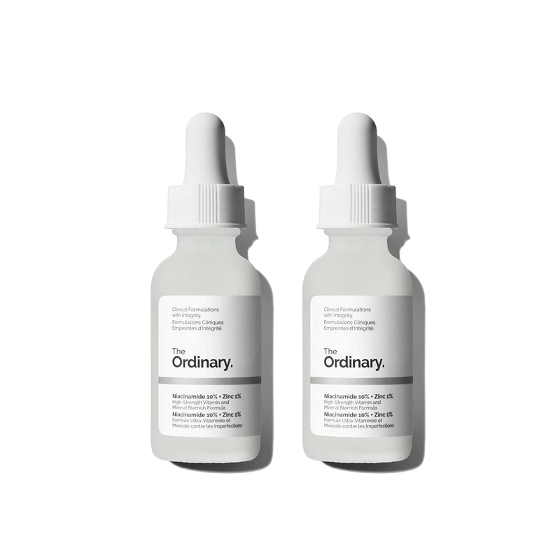 Niacinamide 10% + Zinc 1% Serum for Blemish-Prone Skin 2-Pack – Front Bottle Shot | Lumeal California