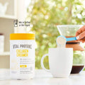 Collagen Peptides Vanilla Creamer Powder for Size & Scale Reference Shot