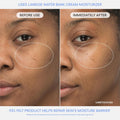 Blue Hyaluronic Acid Face Cream with Size & Scale Reference Shot