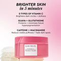 Vitamin C Brightening Toner Pads with Texture Swatch – Formula Close-Up | Lumeal California
