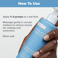 How to Apply Foaming Facial Cleanser + Pore-Reducing Toner – Skincare Routine Demo