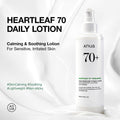 Heartleaf Lightweight Daily Moisturizer for Dry Texture Swatch – Formula Close-Up | Lumeal California
