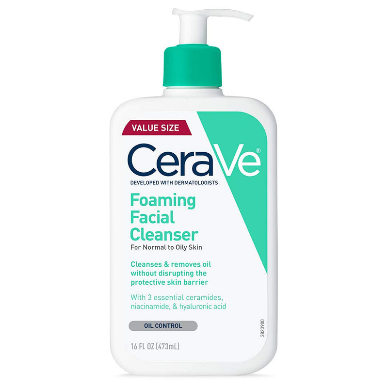 Foaming Face Wash for Oily Skin with Hyaluronic Acid & Ceramides – Front Bottle Shot | Lumeal California