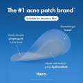 Invisible Daytime Hydrocolloid Acne Patches 39 Packaging & Full Ingredient Label | Lumeal CA
