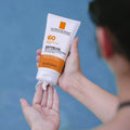 SPF 60 Melt-In Milk Sunscreen Lotion Packaging & Full Ingredient Label | Lumeal CA