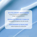 Hydrating Overnight Sleeping Mask for Bright Key Ingredients & Active Formula Highlight
