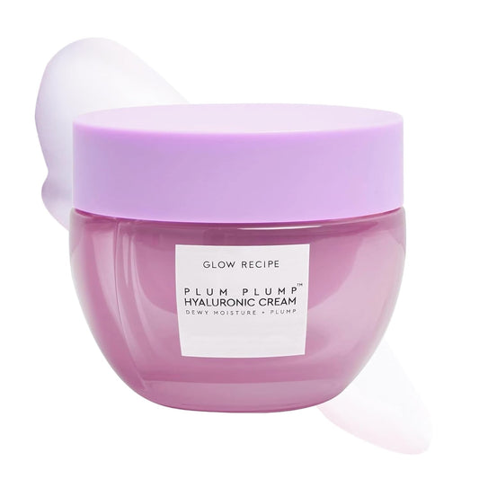 Plum Hyaluronic Acid Face Cream with Peptides for Plump Skin – Front Bottle Shot | Lumeal California