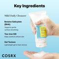 Low pH BHA Gentle Daily Face Key Ingredients & Active Formula Highlight