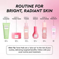 How to Apply Vitamin C Brightening Toner Pads with – Skincare Routine Demo