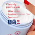 Colloidal Oatmeal Body Cream for Eczema Packaging & Full Ingredient Label | Lumeal CA