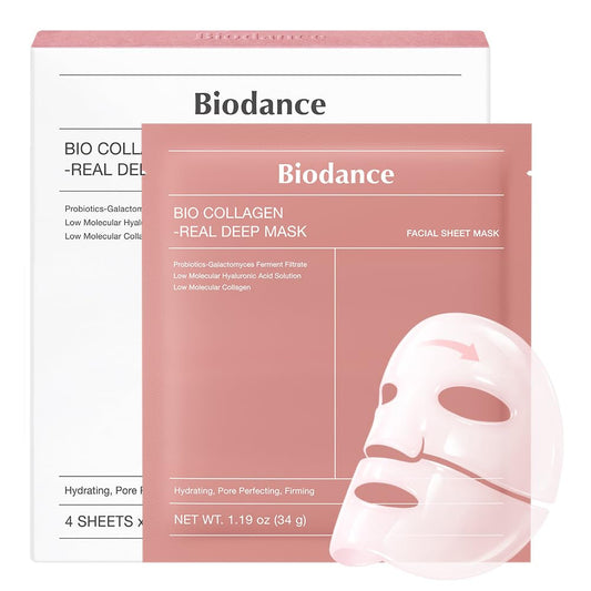 Bio-Collagen Overnight Hydrogel Face Mask for Pore Care 4-Pack – Front Bottle Shot | Lumeal California
