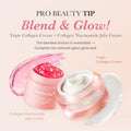 Collagen Jelly + Triple Collagen Cream Texture Swatch – Formula Close-Up | Lumeal California