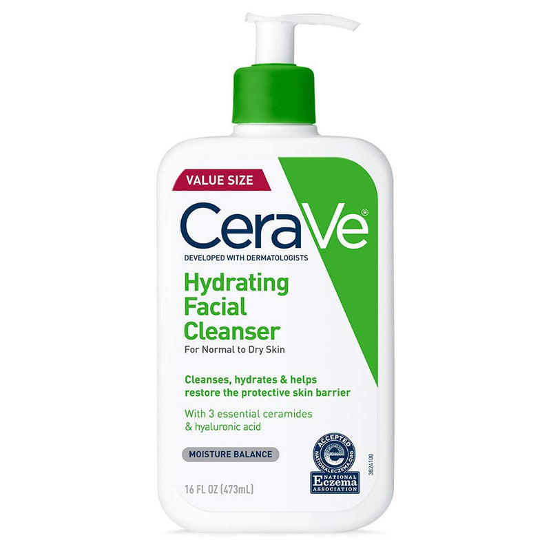 Hydrating Face Wash with Hyaluronic Acid & Ceramides for Dry Skin – Front Bottle Shot | Lumeal California