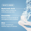 Foaming Facial Cleanser + Pore-Reducing Toner Size & Scale Reference Shot