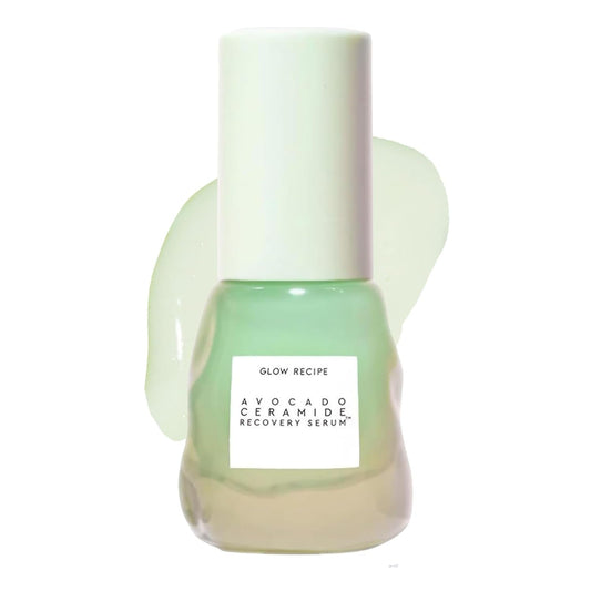 Avocado Ceramide Soothing Face Serum for Dry Sensitive Skin – Front Bottle Shot | Lumeal California