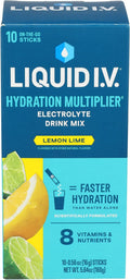 Lemon Lime Electrolyte Hydration Drink Mix 10-Pack – Front Bottle Shot | Lumeal California