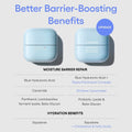 Blue Hyaluronic Acid Face Cream with Key Ingredients & Active Formula Highlight