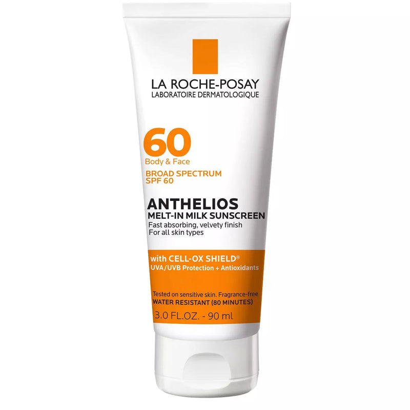 SPF 60 Melt-In Milk Sunscreen Lotion for Face & Body – Front Bottle Shot | Lumeal California