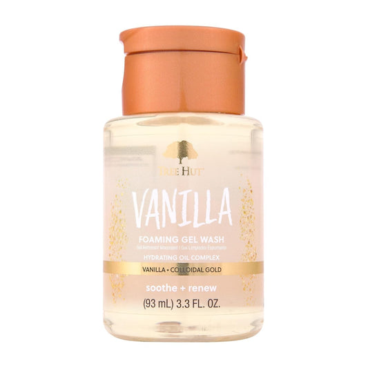 Vanilla Foaming Gel Body Wash with Shea Butter Travel Size – Front Bottle Shot | Lumeal California