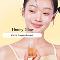 Propolis 73.5% Glow Boosting Face Serum Packaging & Full Ingredient Label | Lumeal CA