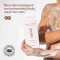 Natural Coconut & Vanilla Body Wash Size & Scale Reference Shot