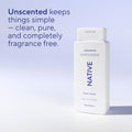 Natural Unscented Body Wash | Sulfate Packaging & Full Ingredient Label | Lumeal CA
