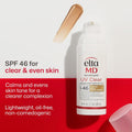 Tinted SPF 46 Face Sunscreen with Texture Swatch – Formula Close-Up | Lumeal California