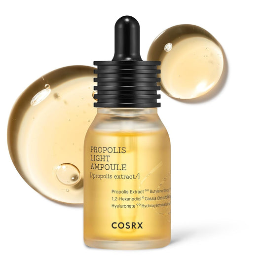 Propolis 73.5% Glow Boosting Face Serum for Sensitive Skin – Front Bottle Shot | Lumeal California