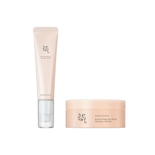 Retinal Eye Serum + Ginseng Eye Patch Duo Korean Skincare Set – Front Bottle Shot | Lumeal California